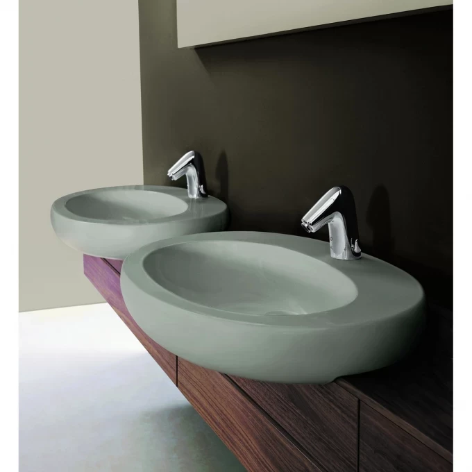 LAUFEN раковина полувстраиваемая 75x52, IL BAGNO ALESSI ONE - 8.1897.2.400.104.1