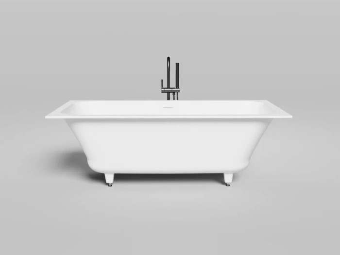 Salini ванна встраиваемая 170x75, orlanda, 103313g цвет: глянцевый белый