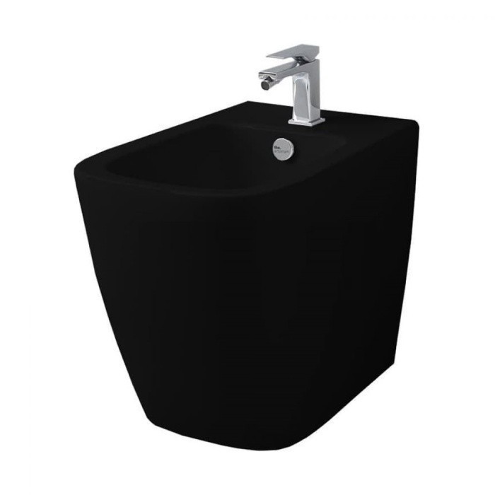 ArtCeram биде (напольное), asb002 17 00 a16 цвет: черный матовый