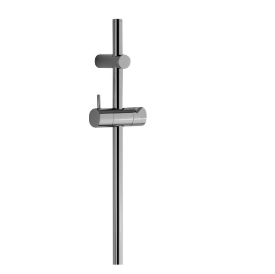 Душевая штанга для ручного душа 61 см, Cisal Shower, никель арт. DS0121402F