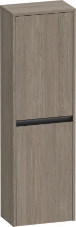 Duravit средний шкаф с двумя дверцами петли справа 240 мм х 400 мм х 1320 мм, ketho.2, k21319r35350000 цвет: дуб терра