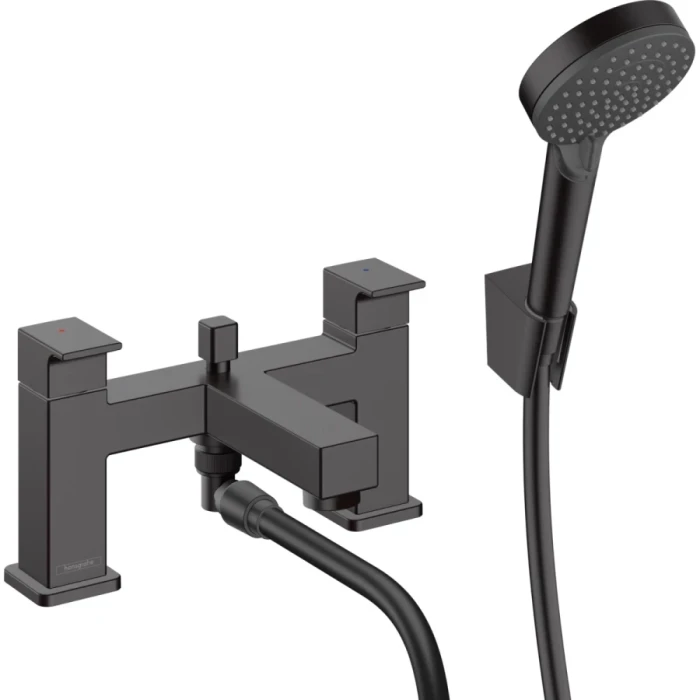 Hansgrohe смеситель на борт ванны, Vernis Shape, черный арт. 71462670
