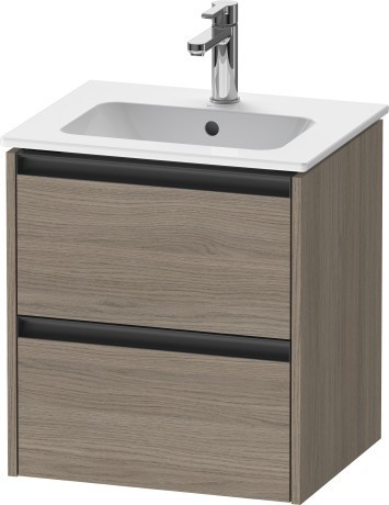Duravit тумба подвесная под раковину 420 мм х 510 мм х 549 мм, ketho.2, k25261035350000 цвет: дуб терра