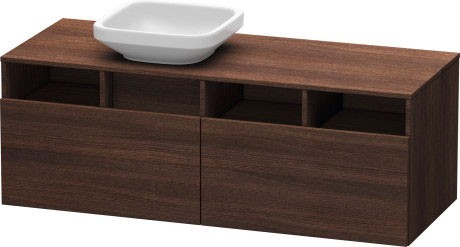 Duravit тумба подвесная под консоль, durastyle, ds 6785 l 53 цвет: каштан темный