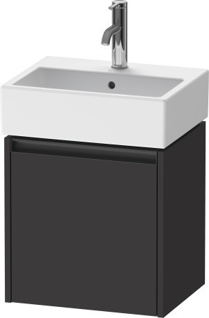 Duravit тумба подвесная под раковину 338 мм х 434 мм х 440 мм, ketho.2, k25070l80800000 цвет: графит суперматовый