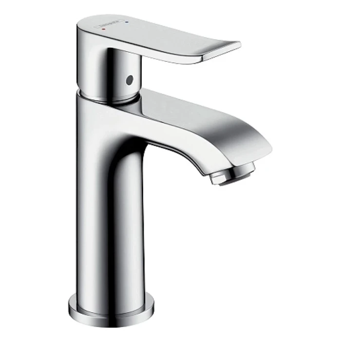Hansgrohe смеситель для раковины 100 с донным клапаном, Metris, хром арт. 31088000