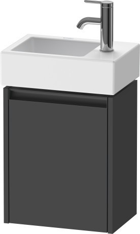 Duravit тумба подвесная под раковину 238 мм х 364 мм х 440 мм, ketho.2, k25071l49490000 цвет: графит матовый