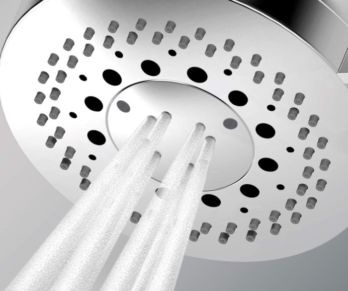 Bossini лейка для душа 3 режима, kira, хром арт. b00185.030