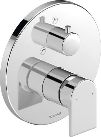 Duravit внешняя часть смесителя для ванны диаметр 170 мм, tulum, tu5210012010 цвет: хром