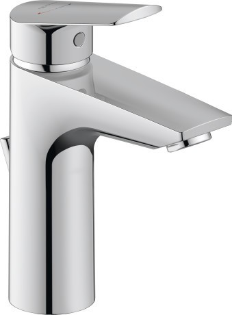 Duravit однорычажный смеситель для раковины м freshstart 184 мм, с донным клапаном, no.1, n11021001010 цвет: хром