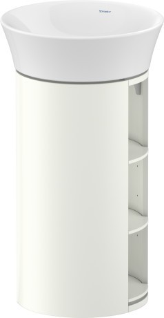 Duravit тумба напольная 750 мм х 410 мм, white tulip, wt423903636 цвет: белый шелковисто-матовый