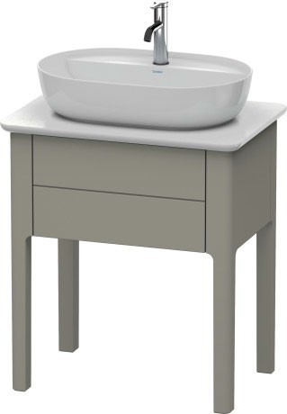 Duravit тумба напольная под столешницу, luv, lu956009292 цвет: каменно-серый