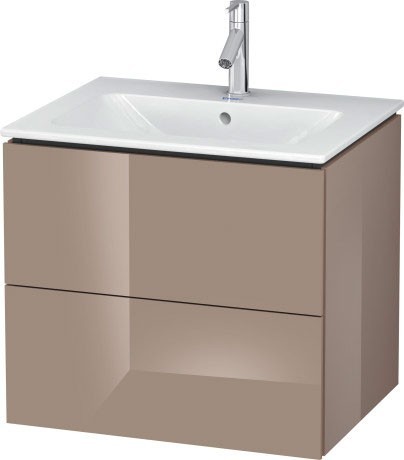 Duravit тумба подвесная под раковину, l-cube, lc 6240 8686 цвет: капучино