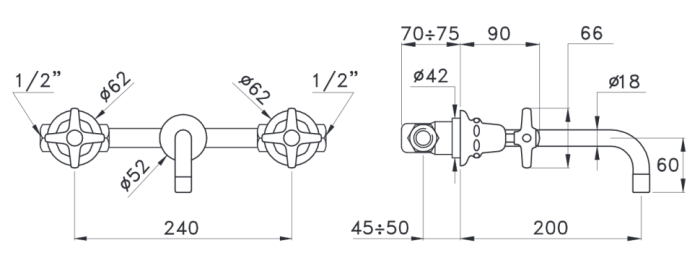 Stella смеситель для раковины, italica, бронза арт. it01001bz00
