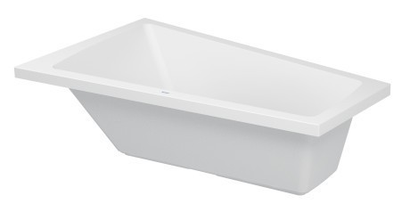 Duravit акриловая ванна 1700 х 1000 c наклоном для спины слева, paiova, 700212000000000 цвет: белый