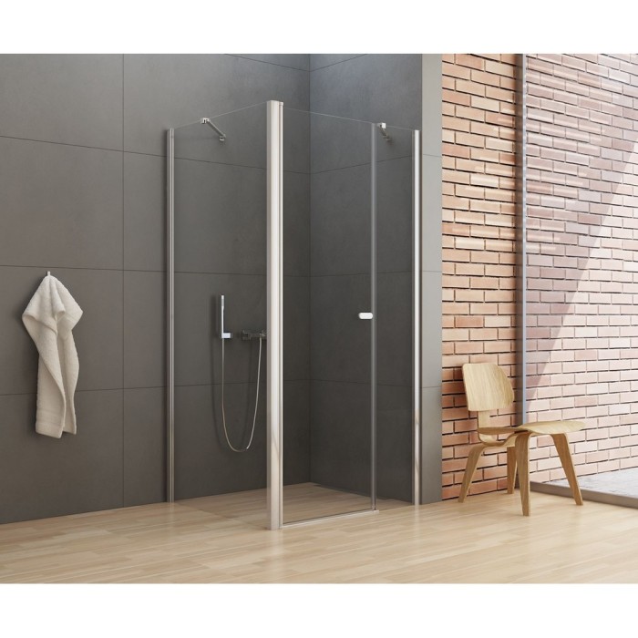 Душевое ограждение 100x70x195, New trendy New soleo chrome, хром арт. K-0697