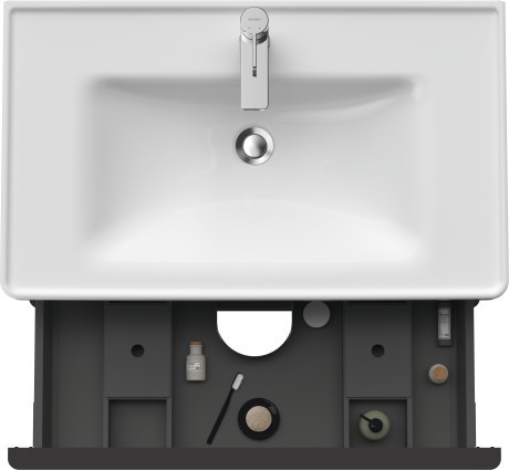 Duravit тумба подвесная под раковину 784 мм х 452 мм, d-neo, de435501616 цвет: чёрный дуб