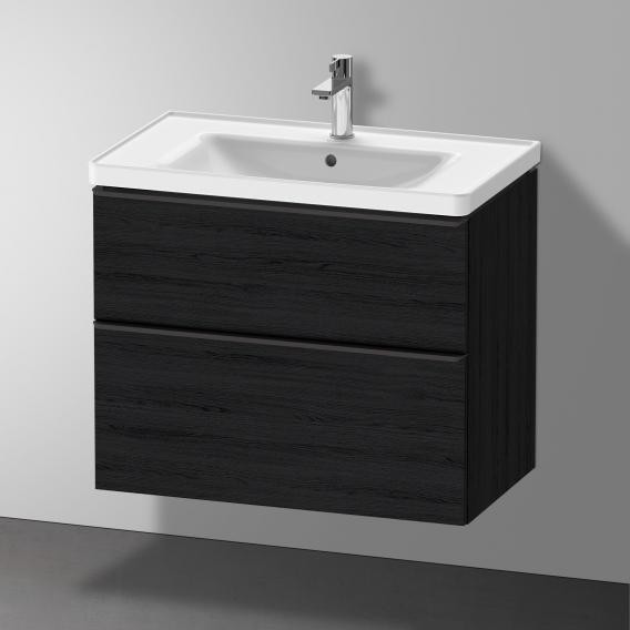 Duravit тумба подвесная под раковину 784 мм х 452 мм, d-neo, de435501616 цвет: чёрный дуб