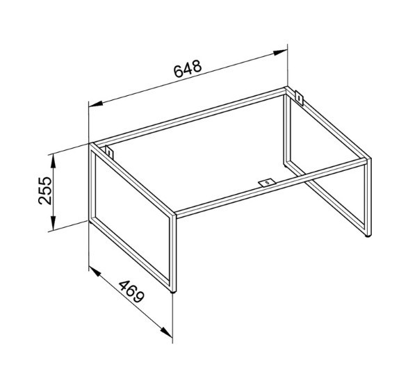 Keuco напольные ножки лак, plan, арт. 32998 110002
