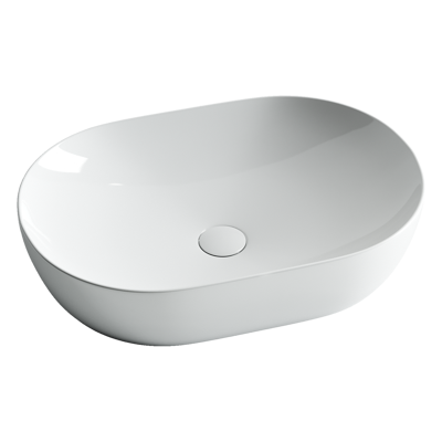 Ceramicanova раковина накладная element, cn5009 цвет: белый