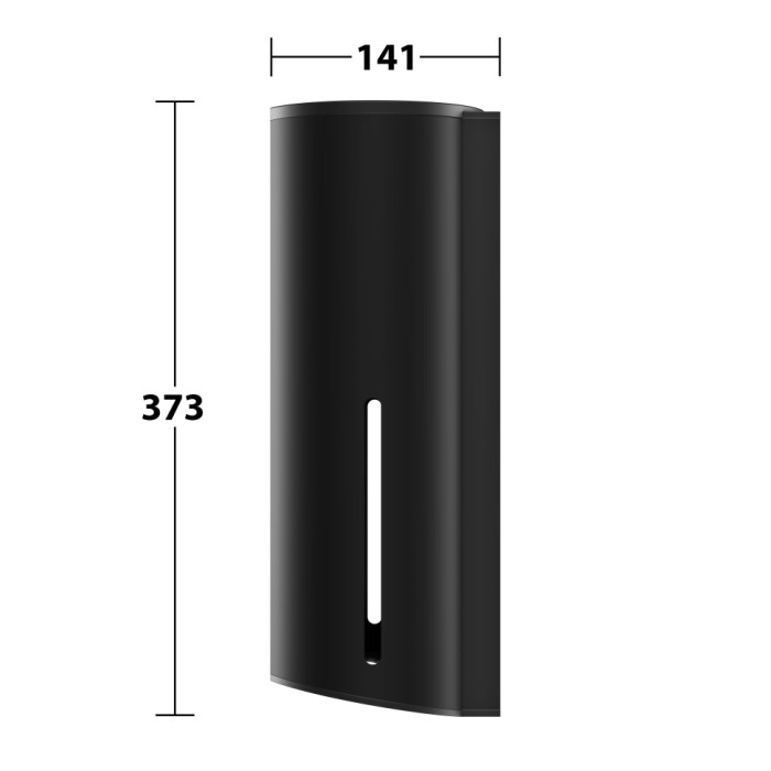 Keuco дозатор для бумажных салфеток, plan, черный матовый арт. 14985 370000