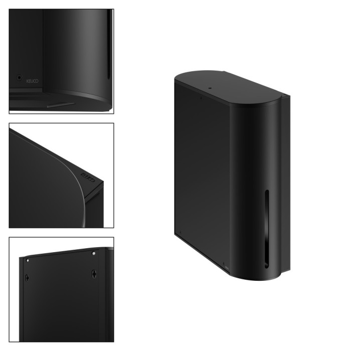 Keuco дозатор для бумажных салфеток, plan, черный матовый арт. 14985 370000