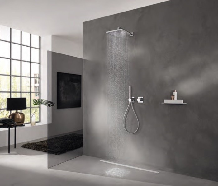 Keuco переключатель на 3 потребителя с выводом для шланга и держателем лейки, ixmo, хром арт. 59548 011202