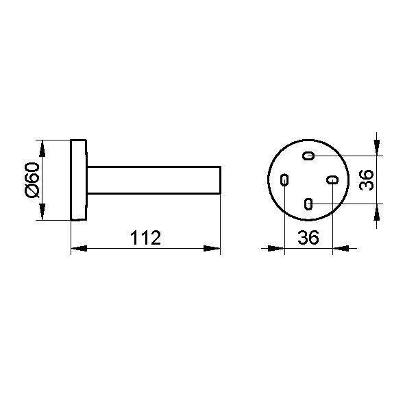 Keuco держатель для запасных рулонов, edition 90, хром арт. 19063 010000