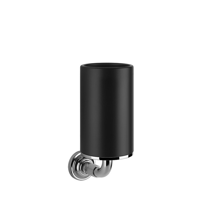 Gessi Стакан для зубных щеток подвесной, Venti20, 65408#031 цвет: черный, фурнитура хром