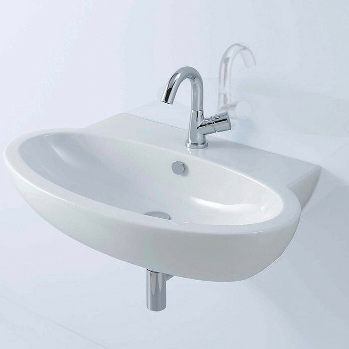 Azzurra Раковина 50x80 COMODA, CMLS08050T0MBI/(COM 80/S bi)*1 цвет: белый