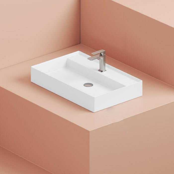 ArtCeram раковина (накладная), scl008 05 00 scalino цвет: белый матовый