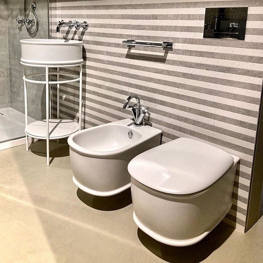 ArtCeram биде (подвесное), atb001 01 00 atelier цвет: белый глянцевый