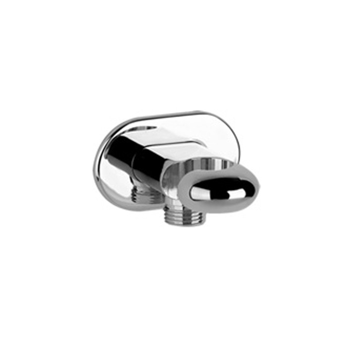 Gessi Держатель душевой лейки с выводом воды на 1/2”, Goccia, 33761#031 цвет: хром