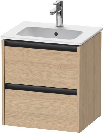 Duravit тумба подвесная под раковину 420 мм х 510 мм х 549 мм, ketho.2, k25261030300000 цвет: натуральный дуб