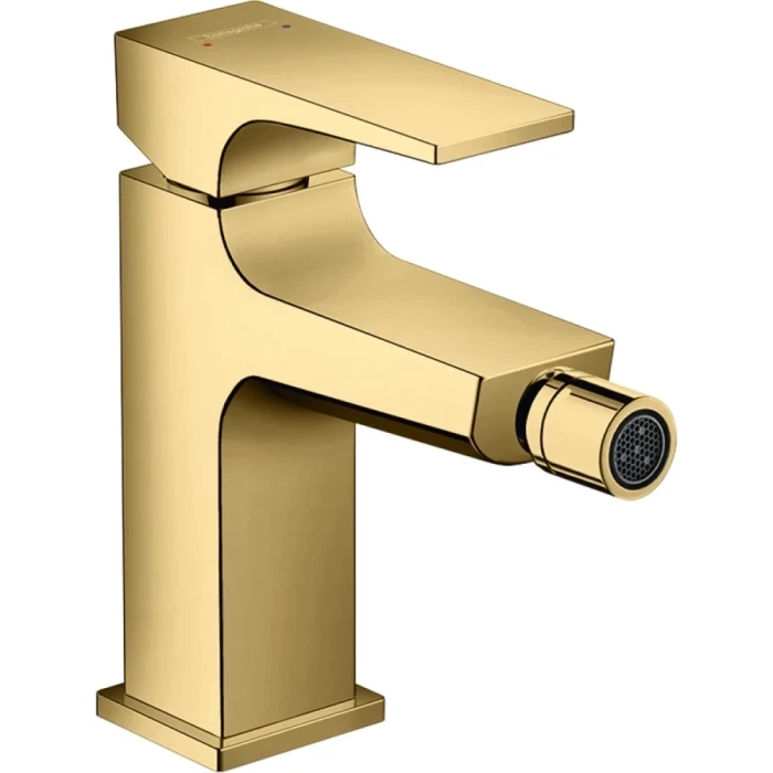 Hansgrohe смеситель для биде с донным клапаном, Metropol, золотой арт. 32520990