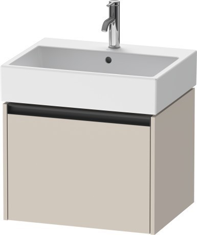 Duravit тумба подвесная под раковину 460 мм х 584 мм х 440 мм, ketho.2, k25075083830000 цвет: серо-коричневый суперматовый
