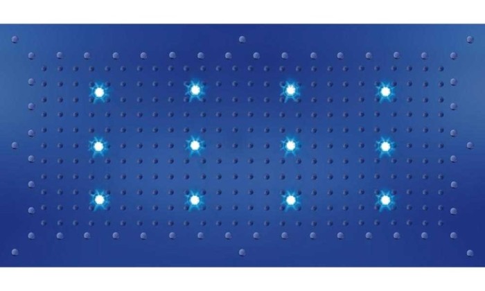 Bossini верхний душ xl с rgb хромотерапией, dream, хром арт. wi0372.030