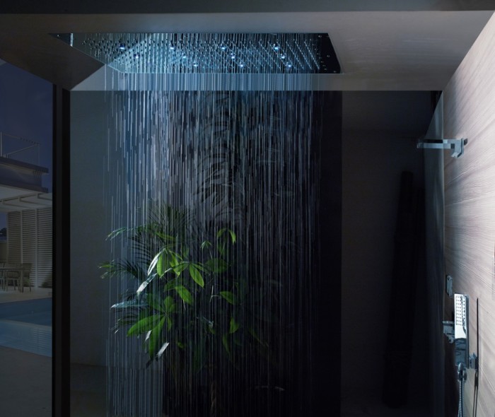 Bossini верхний душ xl с rgb хромотерапией, dream, хром арт. wi0372.030