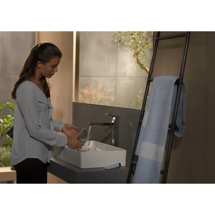 Hansgrohe смеситель для раковины с донным клапаном, Metropol, хром арт. 74512000