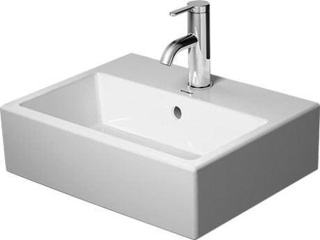 Duravit раковина подвесная air 45х35см, vero air, 0724450000 цвет: белый