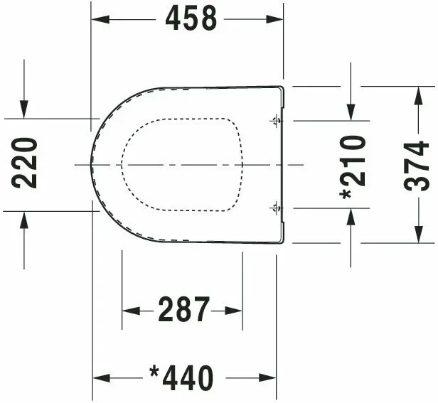 Duravit сиденье для унитаза с автоматическим опусканием, съёмное, me by starck, 0020092600 цвет: белый/белый шелковисто - матовый