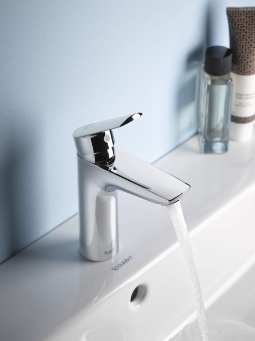 Duravit однорычажный смеситель для раковины м 184 мм, с донным клапаном, no.1, n11020001010 цвет: хром