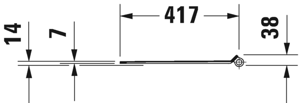 Duravit сиденье для унитаза с крышкой без автоматического опускания, durastyle, 0063710000 цвет: белый