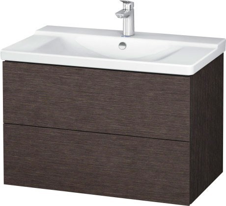 Duravit тумба подвесная под раковину, l-cube, lc624707272 цвет: дуб темный брашированный