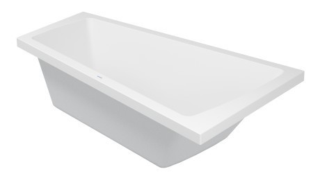 Duravit акриловая ванна 1700 х 1000 c наклоном для спины справа, paiova, 700213000000000 цвет: белый