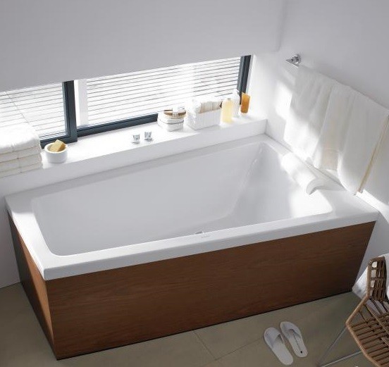 Duravit акриловая ванна 1700 х 1000 c наклоном для спины справа, paiova, 700213000000000 цвет: белый
