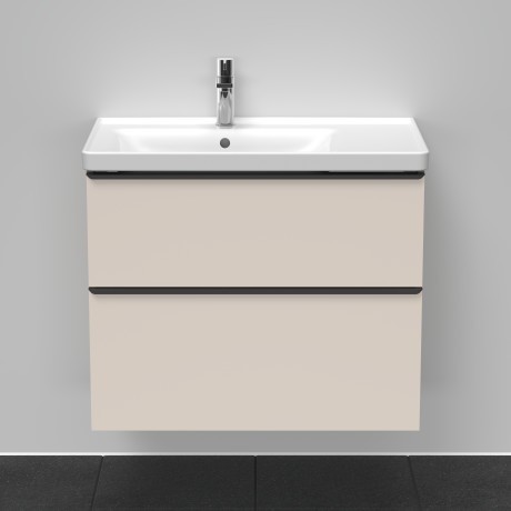 Duravit тумба подвесная под раковину 784 мм х 452 мм, d-neo, de435709191 цвет: серо-коричневый матовый