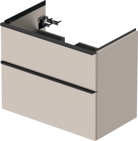 Duravit тумба подвесная под раковину 784 мм х 452 мм, d-neo, de435709191 цвет: серо-коричневый матовый