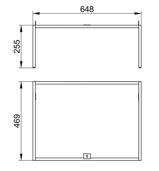 Keuco напольные ножки лак инокс, plan, арт. 32998 290002