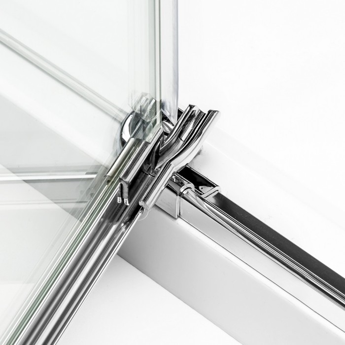 Душевое ограждение l 80x120x200, New trendy Reflexa chrome, хром арт. EXK-5112